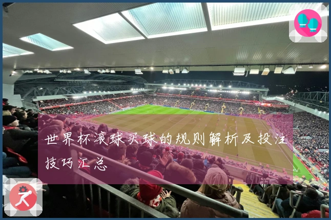 世界杯滚球买球的规则解析及投注技巧汇总